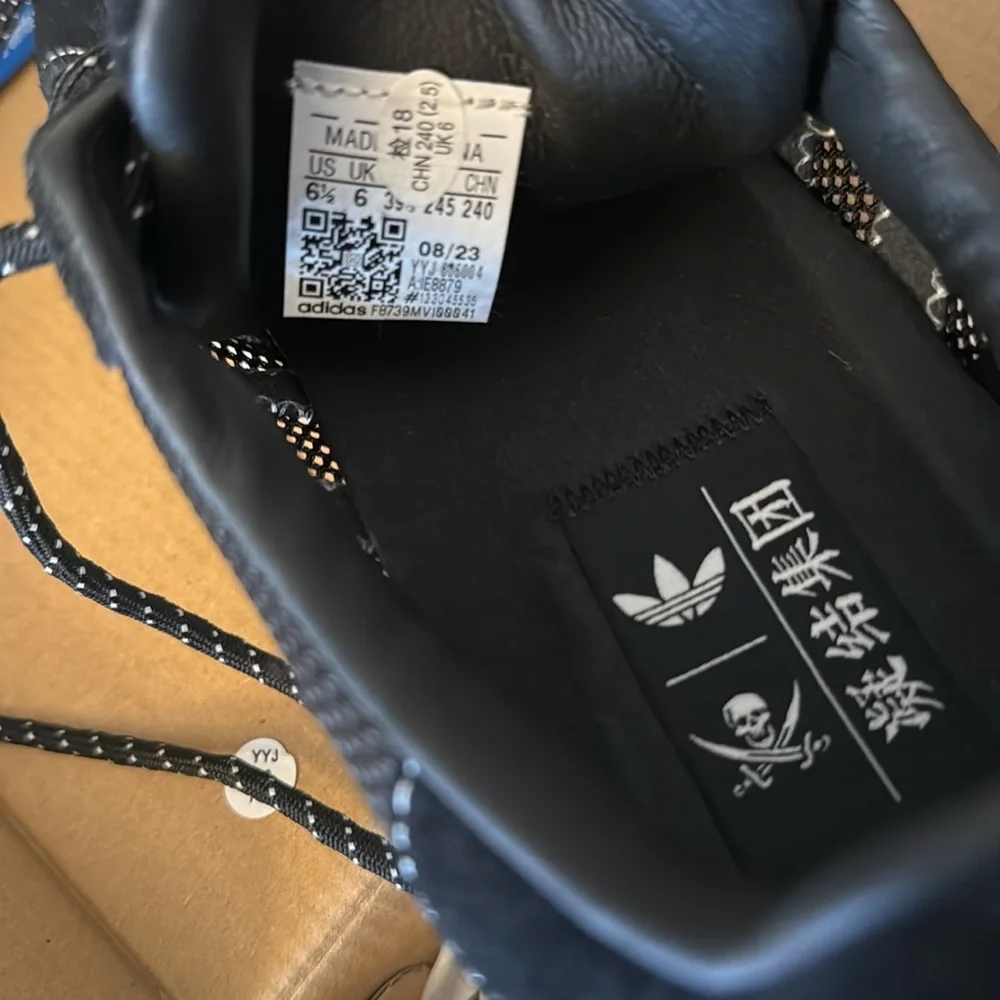 NIB CLOT X NEIGHBORHOOD X SUPERSTAR BLACK Adidas Originals 8